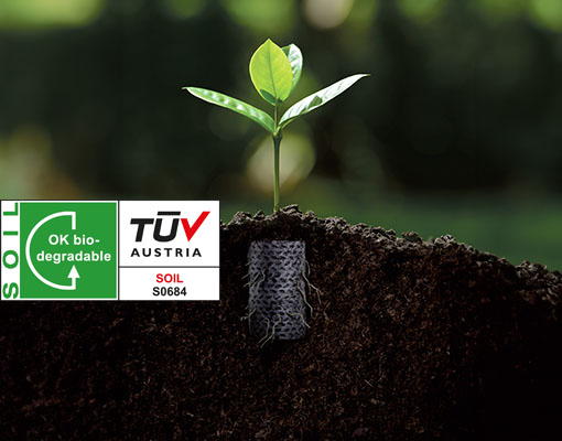 Ellepot Paper OK Biobased In Soil